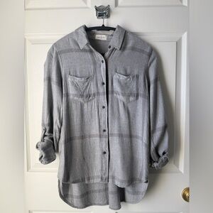 Thread & Supply Gray Button Down Shirt